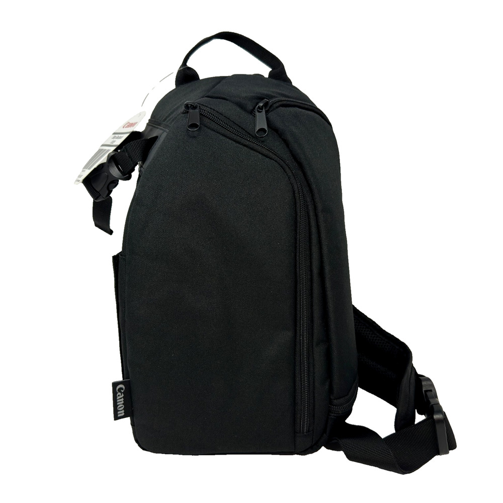 New Canon Sling Backpack 100S Black Padded Camera Bag Compact Adjustable Strap